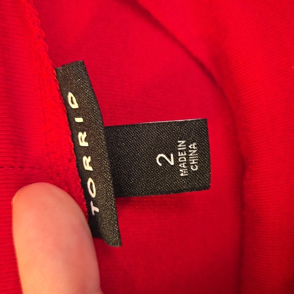 Red Torrid Dress Size 2 - Picture 3 of 6